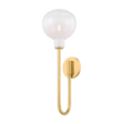 Mitzi Estelle AGED BRASS 7.25W x 22H Wall Sconce