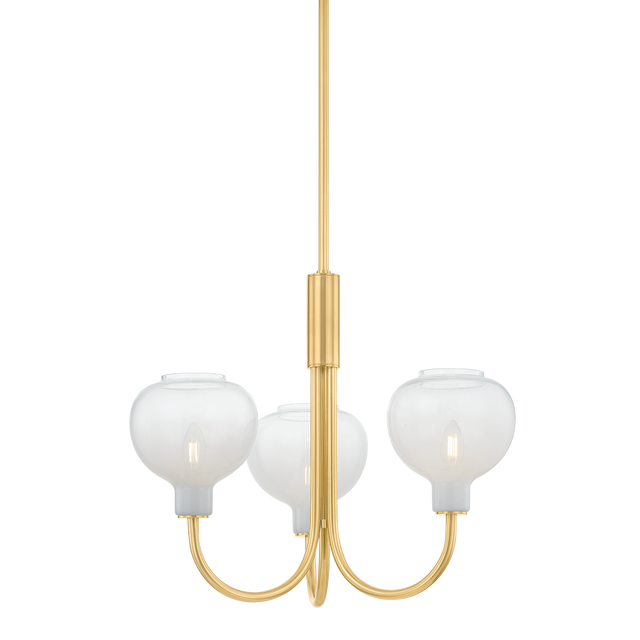 Mitzi Estelle AGED BRASS 24W x 19.25H Chandelier
