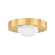 Mitzi Pepa AGED BRASS 11W x 3.75H Flush Mount