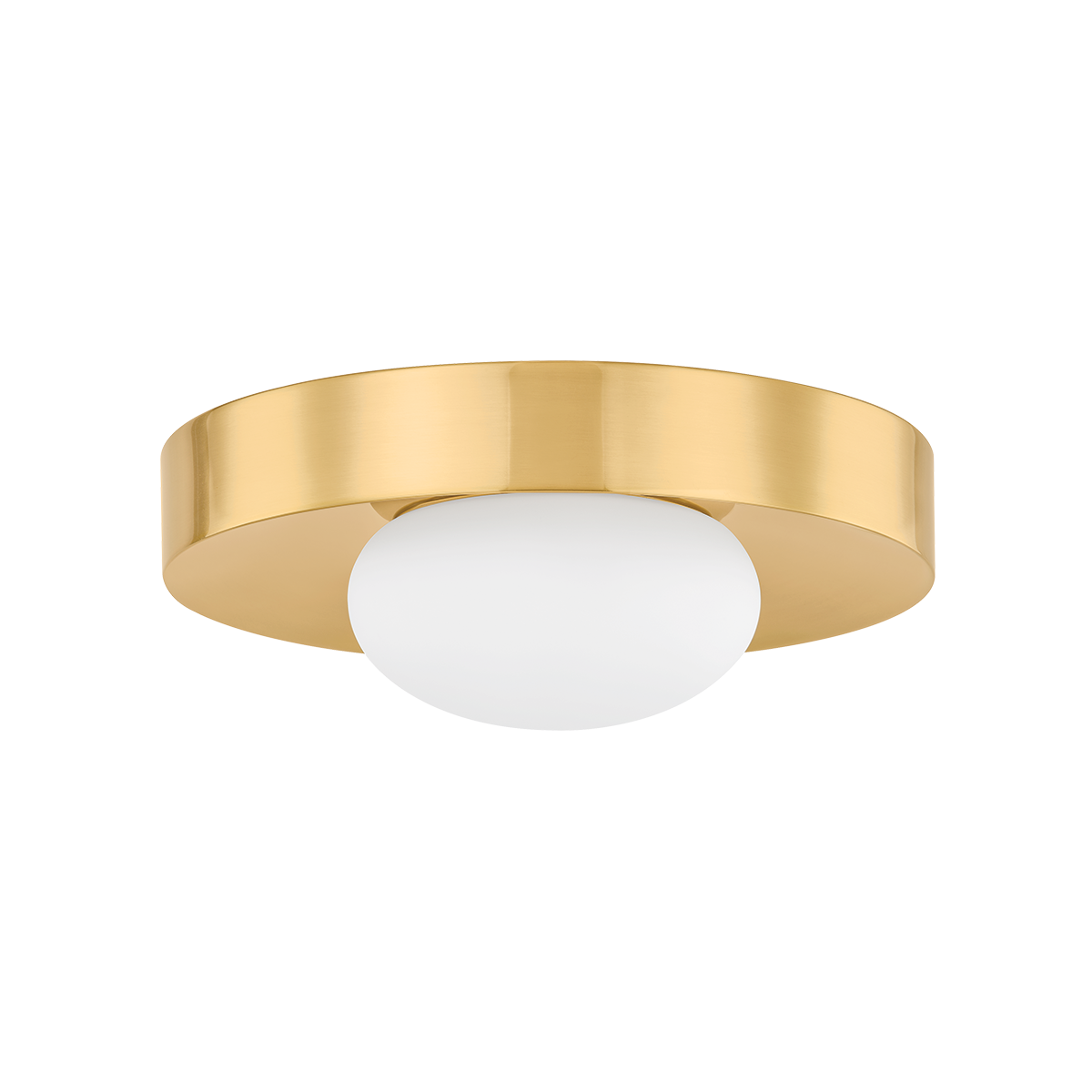 Mitzi Pepa AGED BRASS 11W x 3.75H Flush Mount