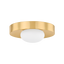 Mitzi Pepa AGED BRASS 11W x 3.75H Flush Mount