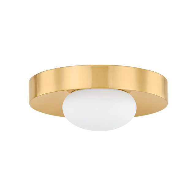 Mitzi Pepa AGED BRASS 11W x 3.75H Flush Mount