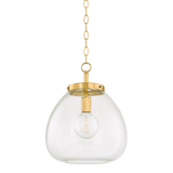 Mitzi Della AGED BRASS 15.75W x 19.75H Pendant