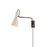 Mitzi Yvette TRUE BRONZE/SOFT BISQUE 4.75W x 12.5H Wall Sconce