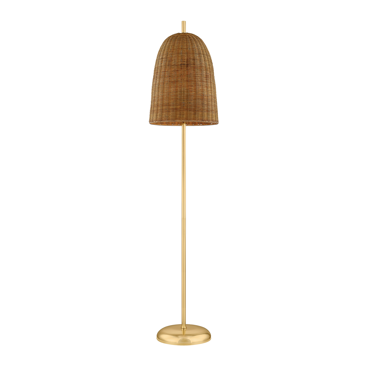 Mitzi Beatrice AGED BRASS 14W x 64H Floor Lamp
