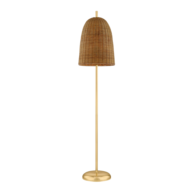 Mitzi Beatrice AGED BRASS 14W x 64H Floor Lamp