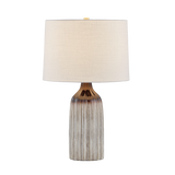 Mitzi Raisa AGED BRASS/CERAMIC AFFOGATO 16W x 26.5H Table Lamp