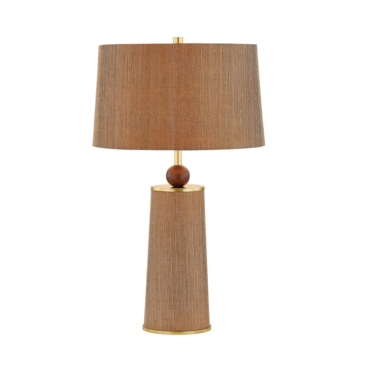 Mitzi January AGED BRASS 17W x 28.5H Table Lamp