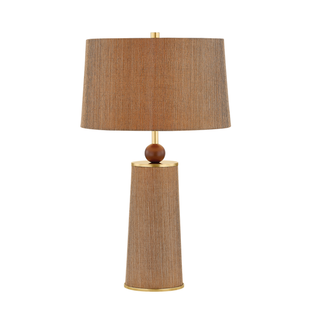 Mitzi January AGED BRASS 17W x 28.5H Table Lamp