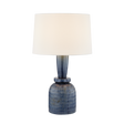 Mitzi Russo AGED BRASS/CERAMIC WASHED COBALT 17W x 27.5H Table Lamp