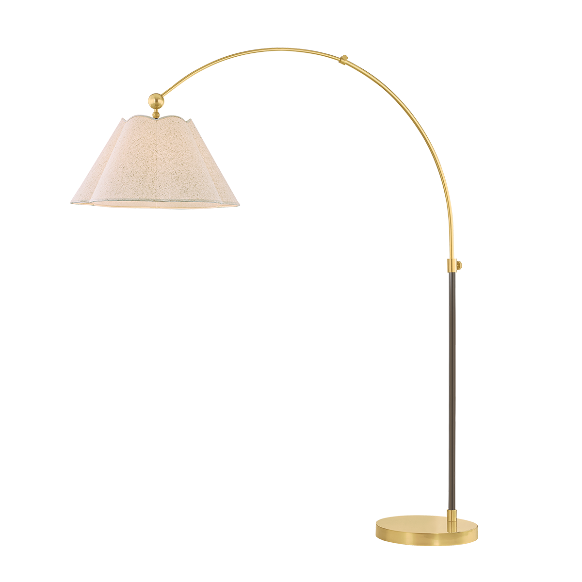 Mitzi Janie AGED BRASS/TRUE BRONZE 22W x 57L x 69.75H Floor Lamp