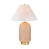 Mitzi Raven AGED BRASS 18W x 26.75H Table Lamp