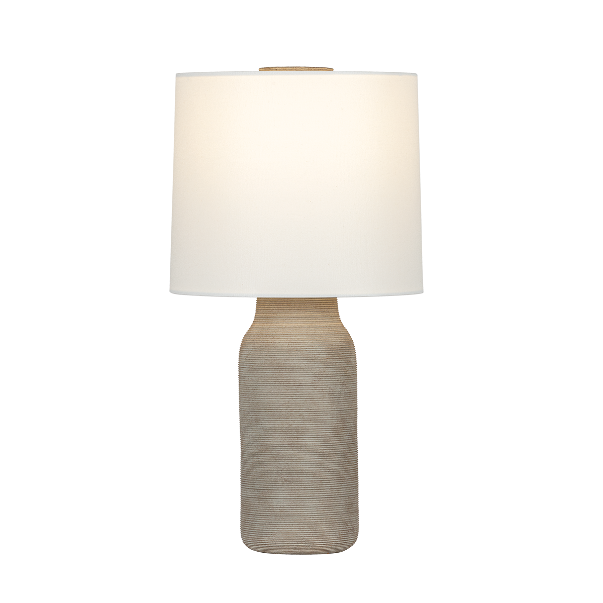 Mitzi Stassi AGED BRASS/CERAMIC STRIA TERRA 14W x 26.5H Table Lamp