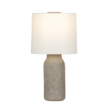 Mitzi Stassi AGED BRASS/CERAMIC STRIA TERRA 14W x 26.5H Table Lamp