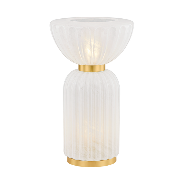 Mitzi Cordelia AGED BRASS 9.75W x 16.75H Table Lamp