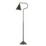 Mitzi Harriet AGED BRASS/TRUE BRONZE 11W x 18.5L x 62.5H Floor Lamp