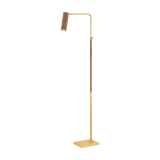 Hudson Valley Lighting Narragansett Aged Brass 7.5W x 15.75L x 58.75H Floor Lamp