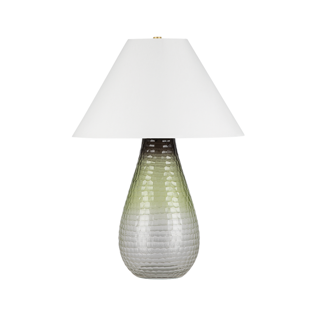 Hudson Valley Lighting Mulberry Aged Brass 20W x 20L x 27.75H Table Lamp