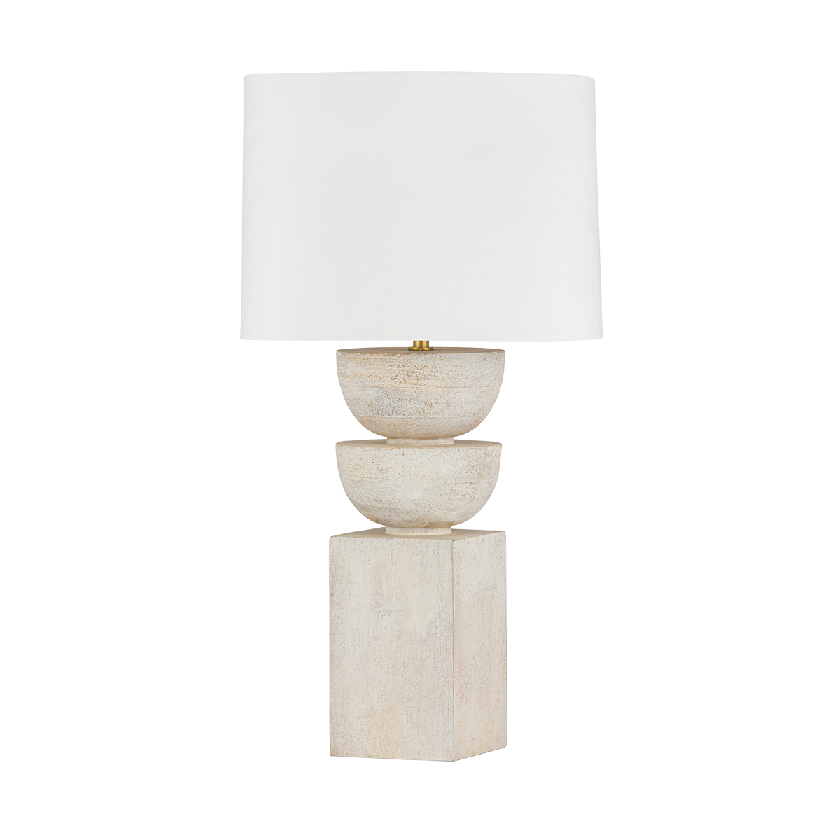 Hudson Valley Lighting Gardiner Aged Brass 19W x 19L x 31H Table Lamp