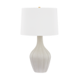 Hudson Valley Lighting Glendora Aged Brass/Ceramic Misty Morning 19W x 19L x 31.5H Table Lamp