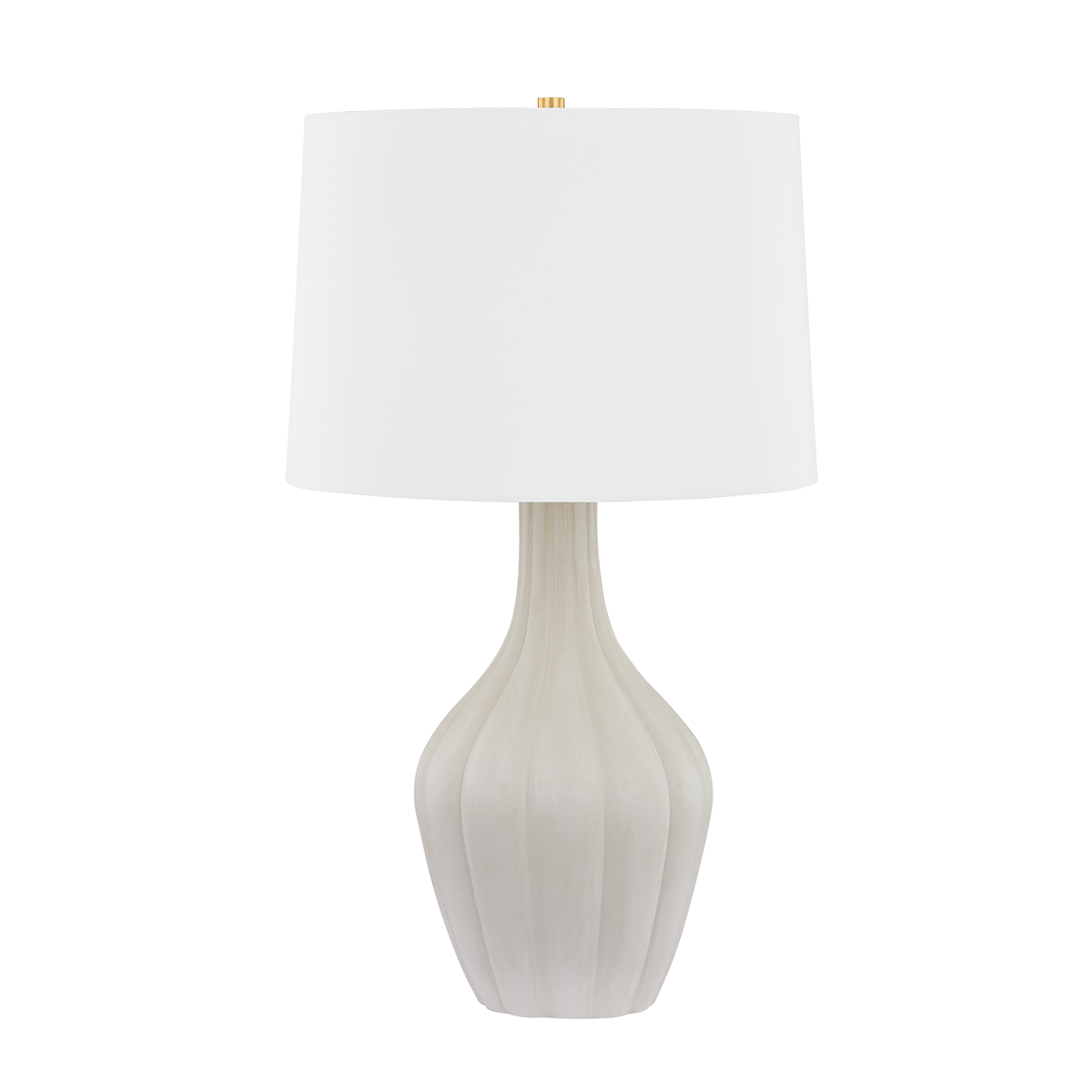 Hudson Valley Lighting Glendora Aged Brass/Ceramic Misty Morning 19W x 19L x 31.5H Table Lamp