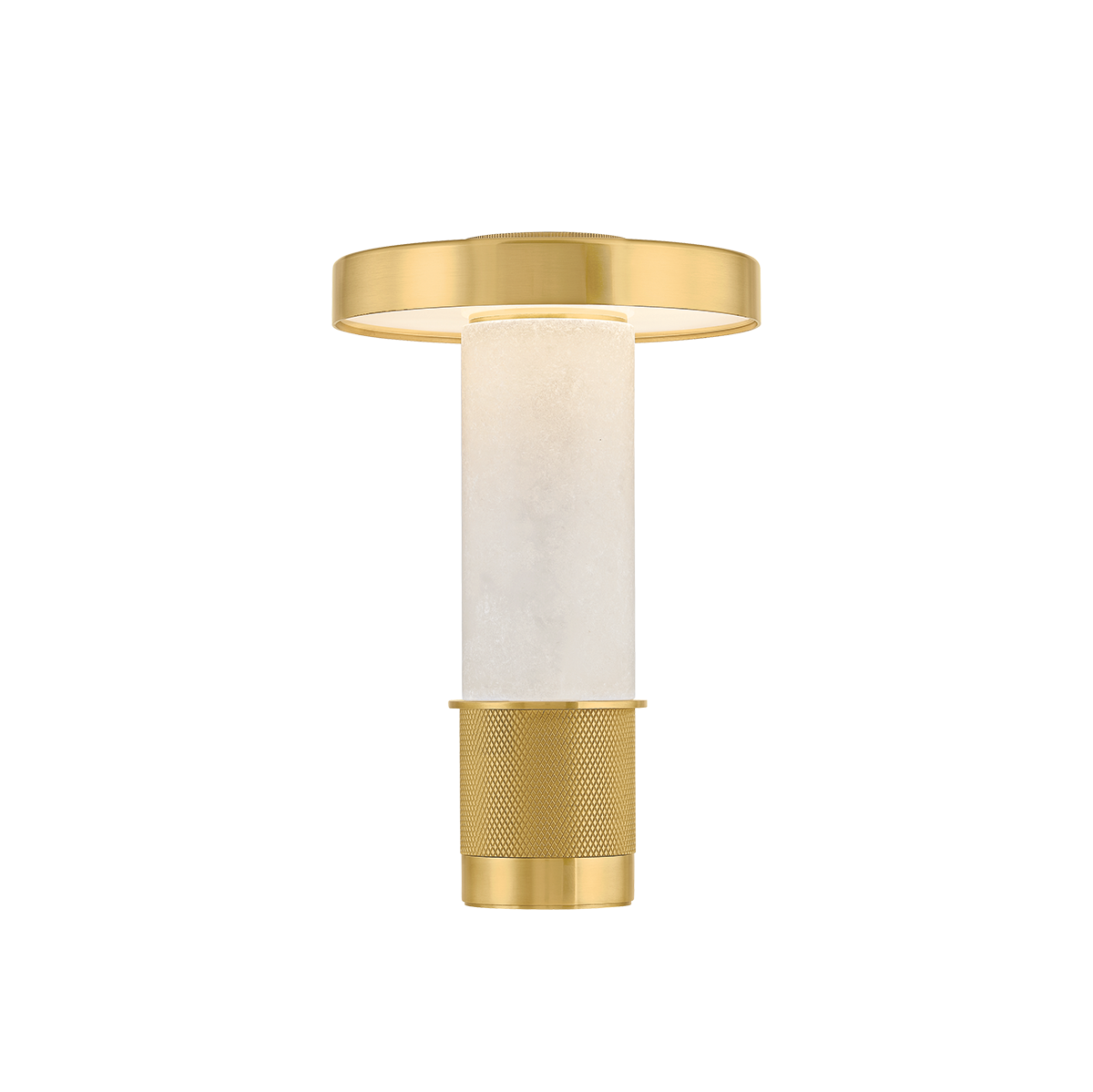 Hudson Valley Lighting Sefton Aged Brass 6.25W x 6.25L x 9.75H Table Lamp