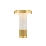 Hudson Valley Lighting Sefton Aged Brass 6.25W x 6.25L x 9.75H Table Lamp