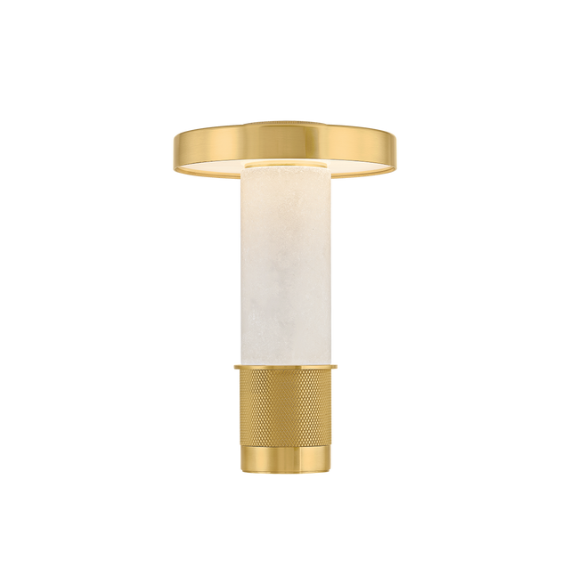 Hudson Valley Lighting Sefton Aged Brass 6.25W x 6.25L x 9.75H Table Lamp