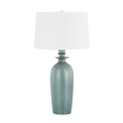 Hudson Valley Lighting Bellmawr Aged Brass/Ceramic Reactive Palladian 19W x 19L x 32H Table Lamp