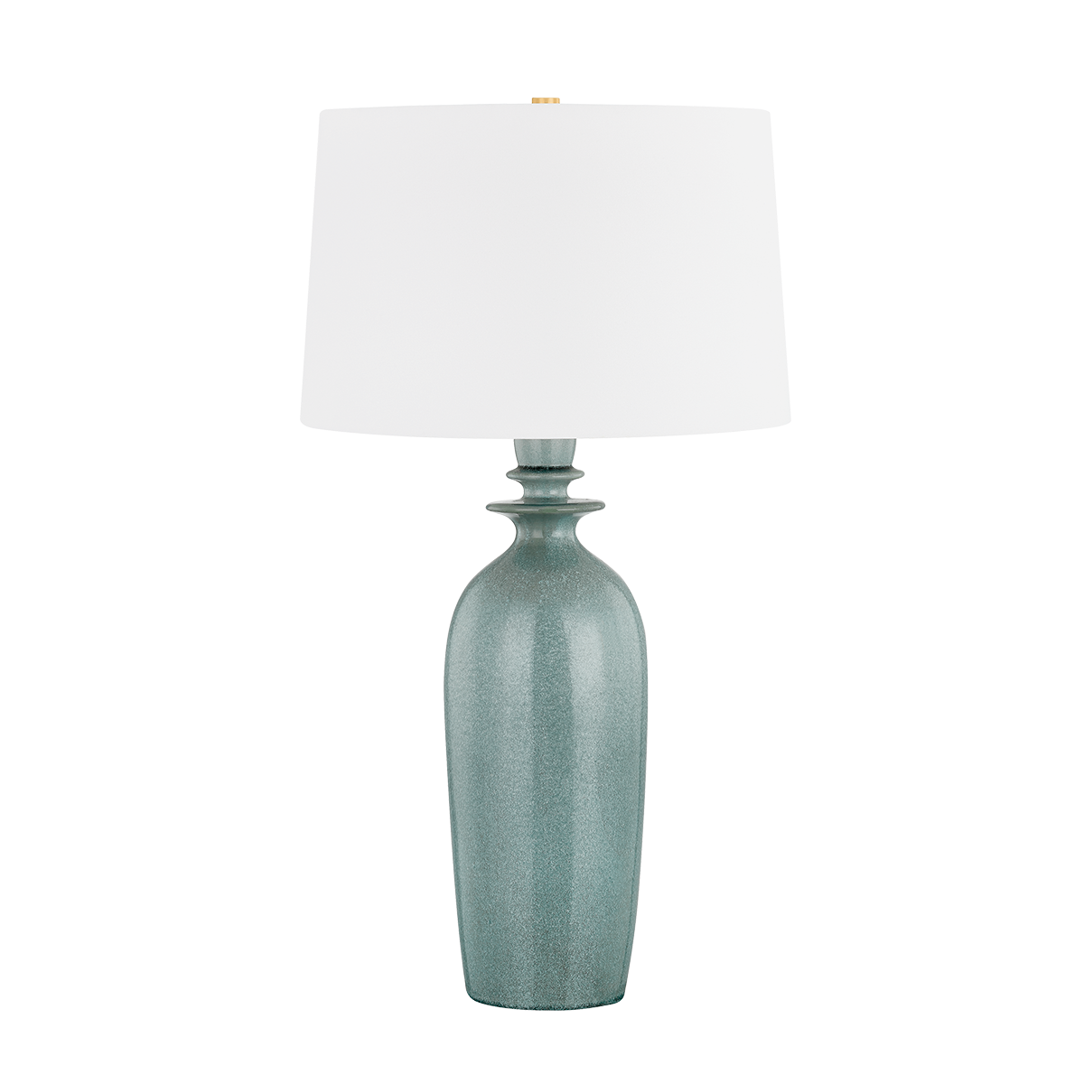 Hudson Valley Lighting Bellmawr Aged Brass/Ceramic Reactive Palladian 19W x 19L x 32H Table Lamp