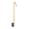 Hudson Valley Lighting Circleville Aged Brass 5.5W x 9L x 54H Floor Lamp