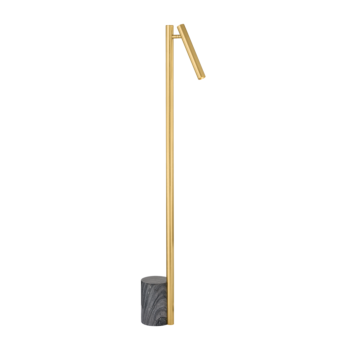 Hudson Valley Lighting Circleville Aged Brass 5.5W x 9L x 54H Floor Lamp