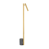 Hudson Valley Lighting Circleville Aged Brass 5.5W x 9L x 54H Floor Lamp