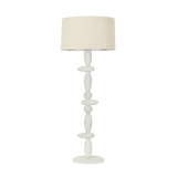 Troy Lighting Cullen VINTAGE GOLD LEAF/CERAMIC GYPSUM CLAY 24W x 63.5H Floor Lamp