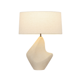 Troy Lighting Huntly BRONZE/CERAMIC IVORY BREAKSTONE 20W x 15L x 26.5H Table Lamp