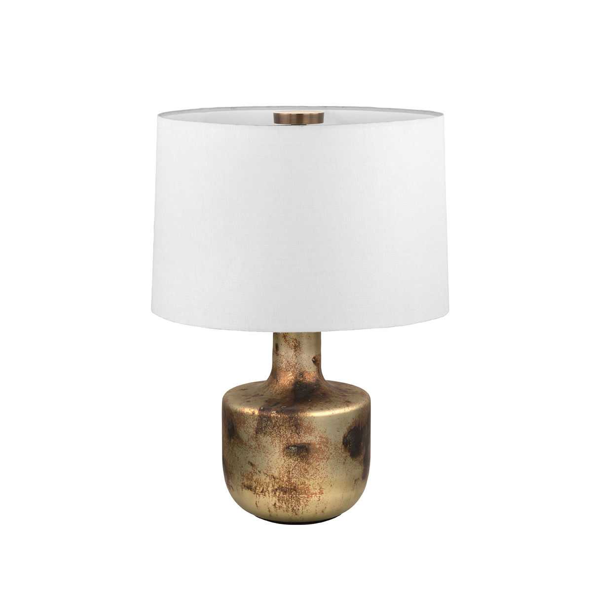 Troy Lighting Terron PATINA BRASS 17W x 22H Table Lamp