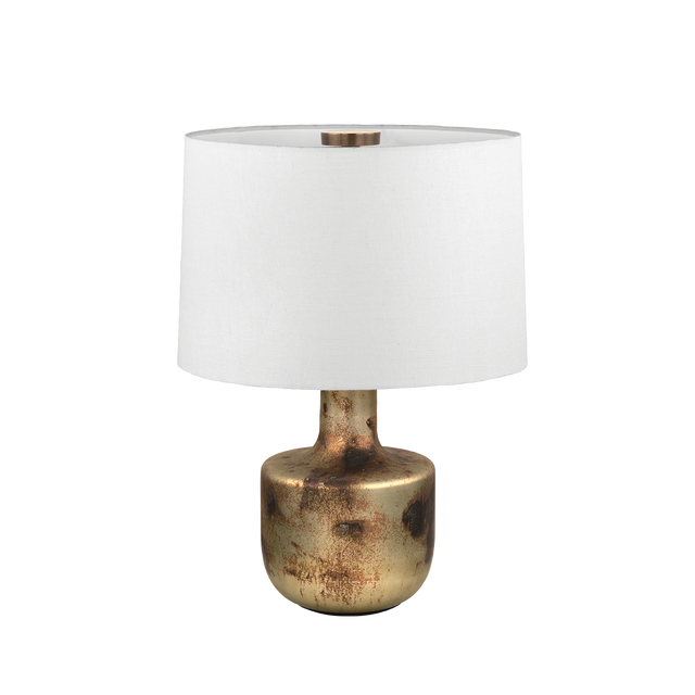 Troy Lighting Terron PATINA BRASS 17W x 22H Table Lamp