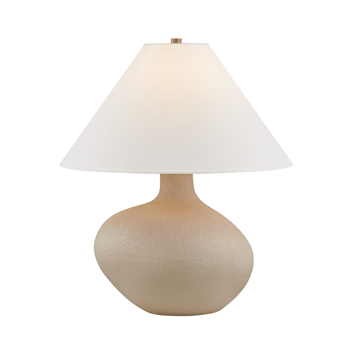 Troy Lighting Rebecca CERAMIC ROUGH SAND 21W x 25.25H Table Lamp