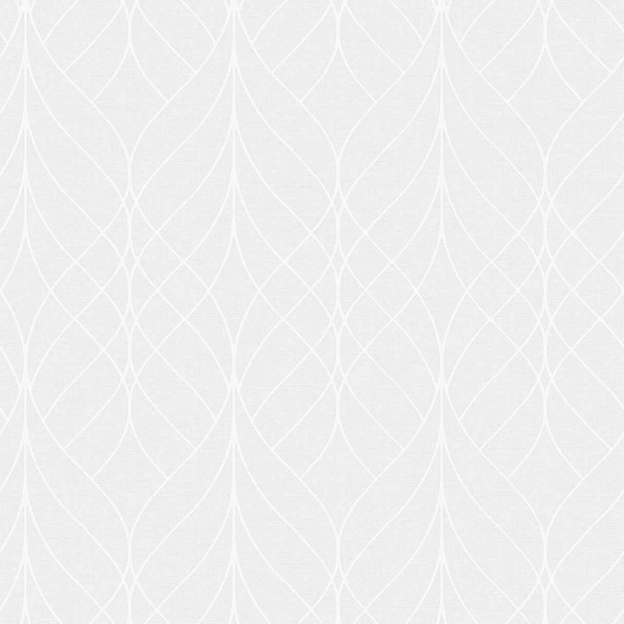 DecoratorsBest Linework Lattice White Wallpaper