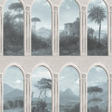 DecoratorsBest Exotic Vista Archway Blue Wallpaper