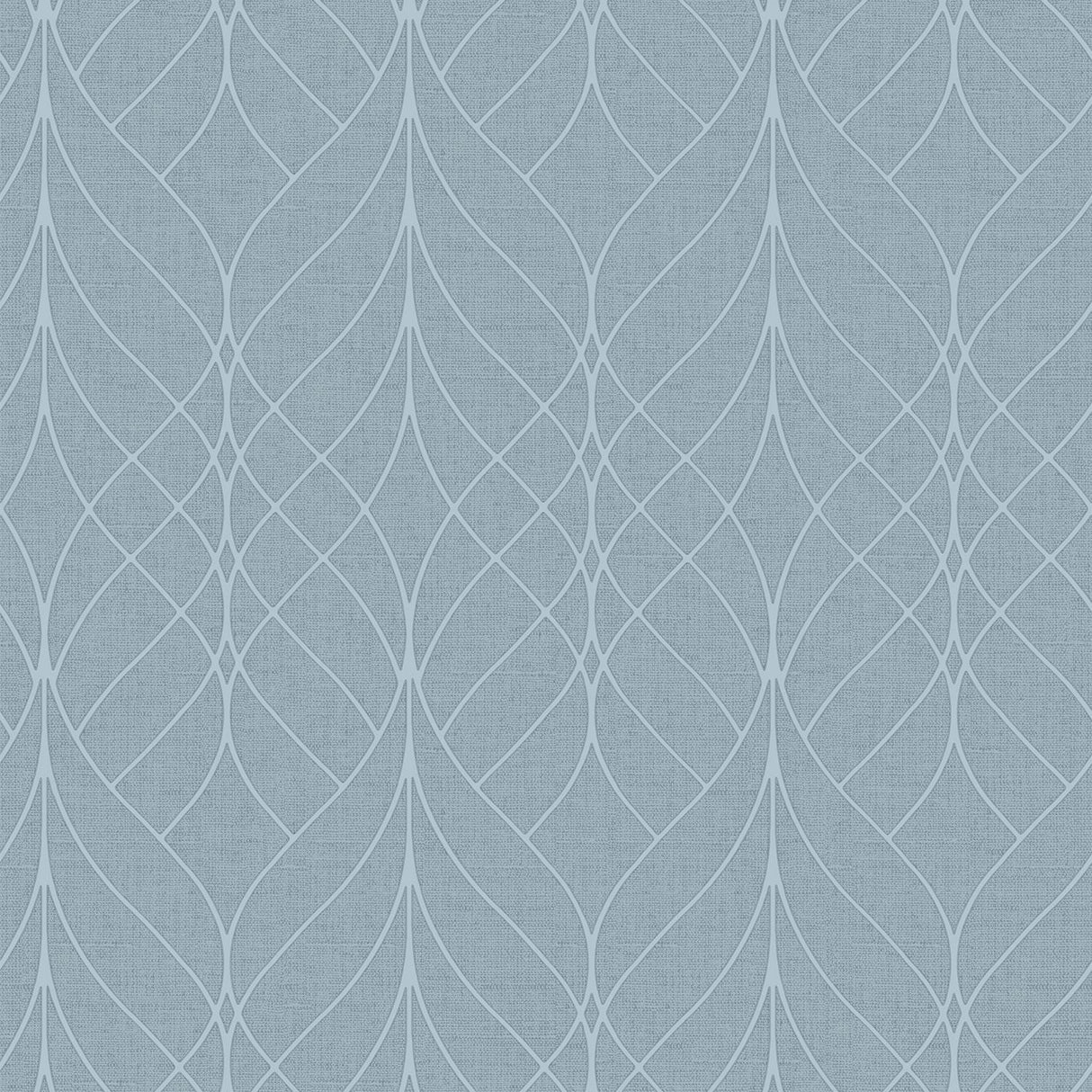 DecoratorsBest Linework Lattice Aqua Wallpaper