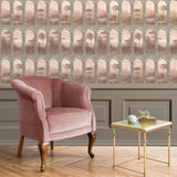 DecoratorsBest Exotic Vista Archway Blush Wallpaper