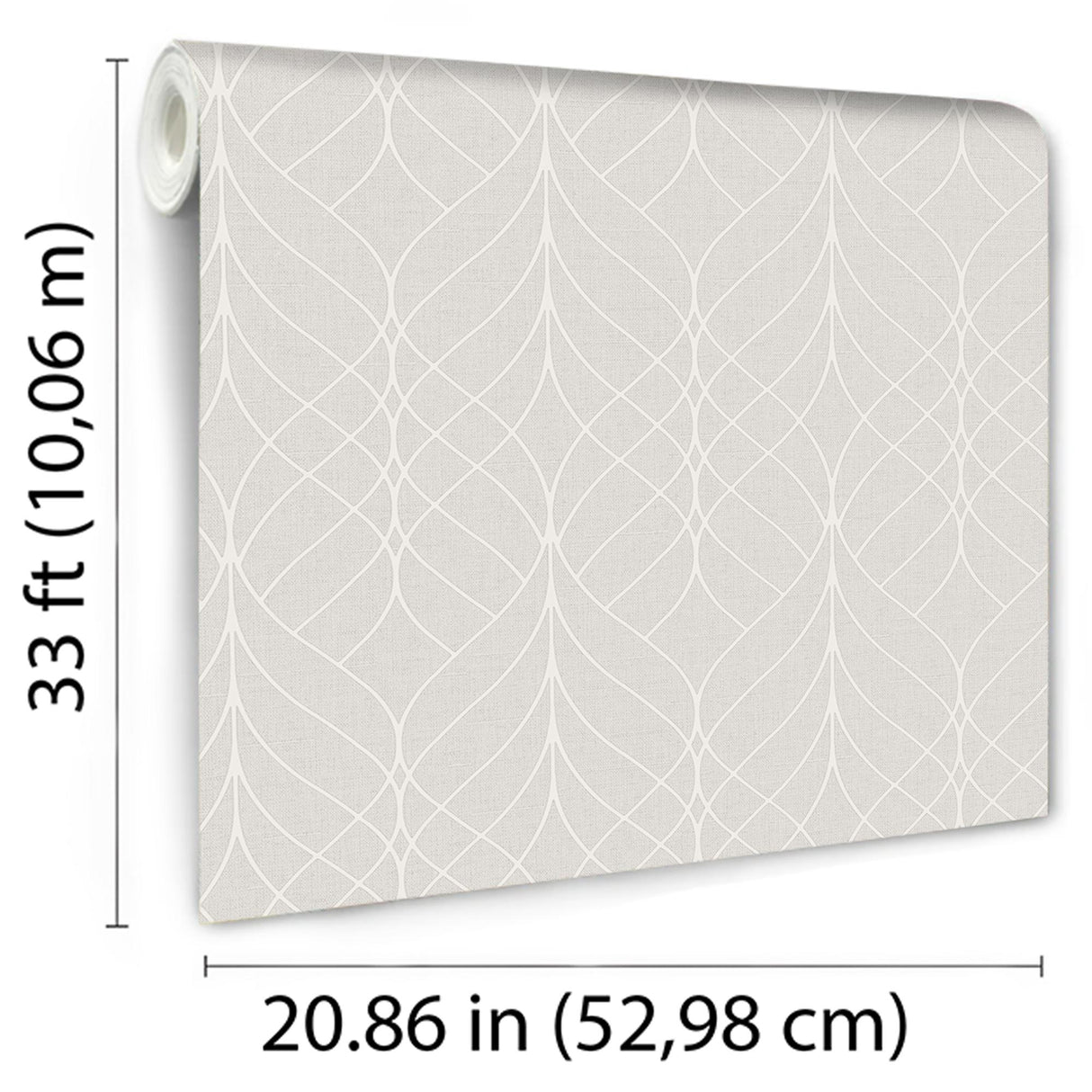 DecoratorsBest Linework Lattice Beige Wallpaper