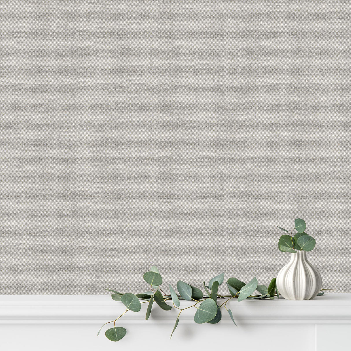 DecoratorsBest Luxe Faux Tweed Texture Grey Wallpaper