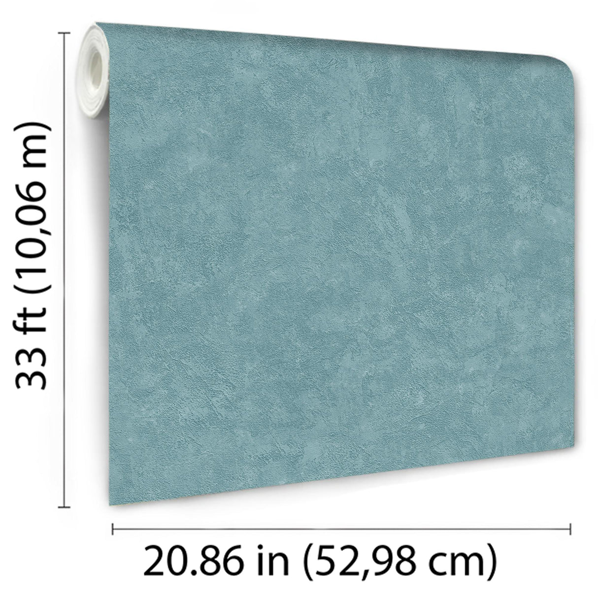 DecoratorsBest Faux Concrete Plaster Texture Blue Wallpaper