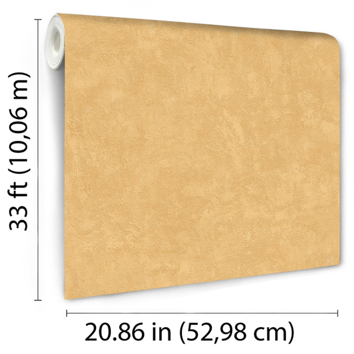 DecoratorsBest Faux Concrete Plaster Texture Ocher Wallpaper