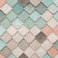 DecoratorsBest Vintage Tiles Multi Color Pastel Wallpaper