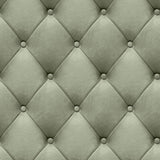 DecoratorsBest Faux Plush Quilted Diamond Upholstery Green Wallpaper