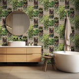 DecoratorsBest Vertical Garden Green Wallpaper