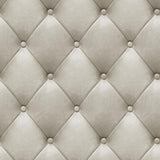DecoratorsBest Faux Plush Quilted Diamond Upholstery Beige Wallpaper